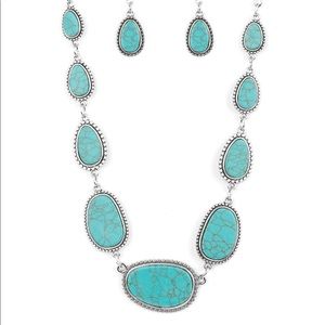 Necklace with earrings